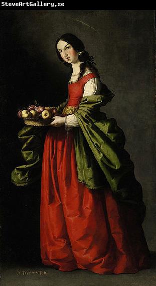 Francisco de Zurbaran Santa Dorotea